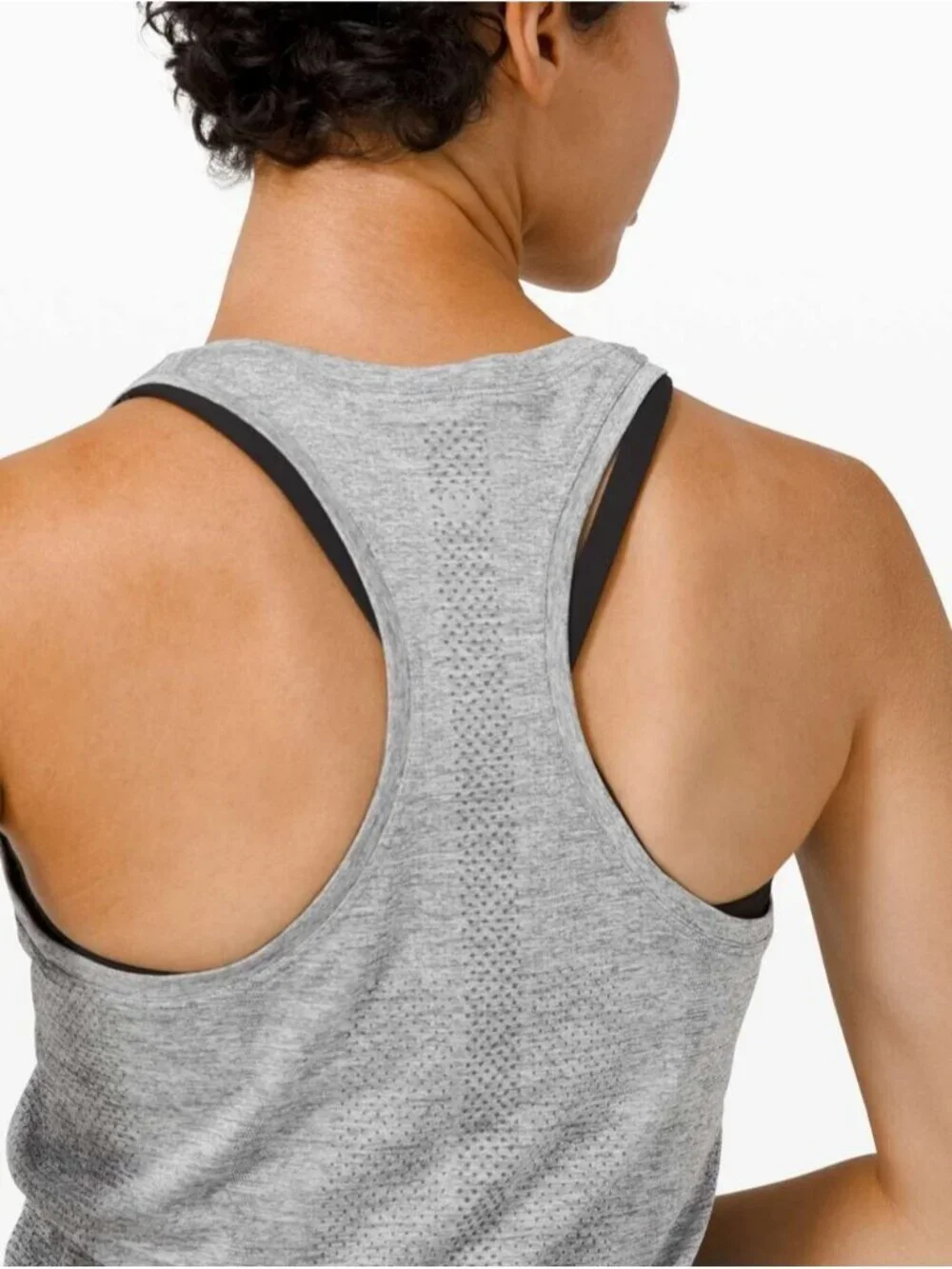 Lululemon Swiftly Tech Racerback 2.0 Slate / White